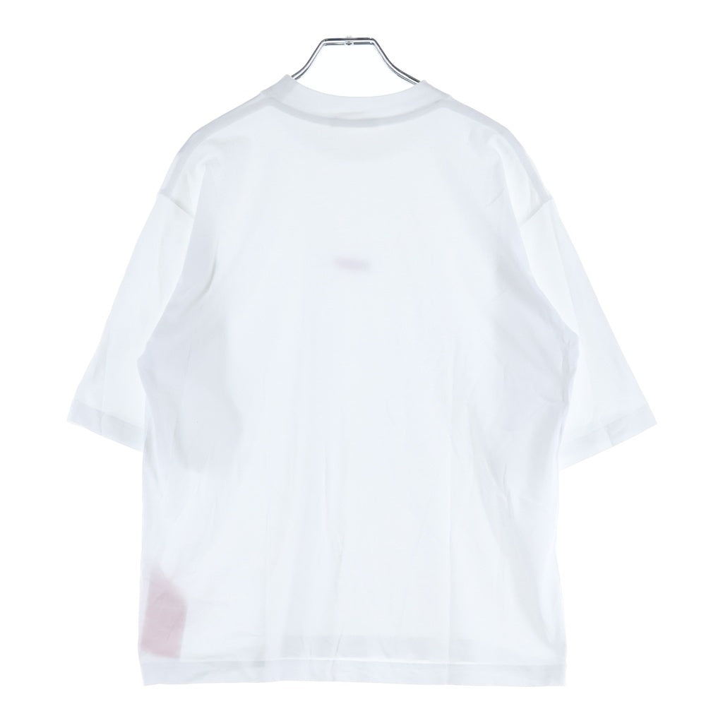 MARNI(マルニ) フロント ロゴパッチ コットン 半袖Tシャツ カットソー THJE0263X0 ホワイト レディース