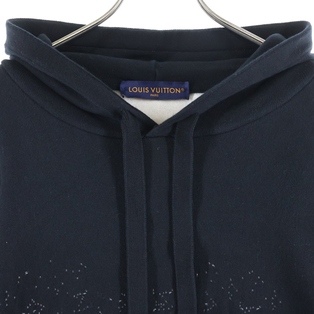 LOUIS VUITTON(ルイヴィトン) 23AW モノグラム グラディエント ニットパーカー フーディー ブラック RM232Q USO HNN45W