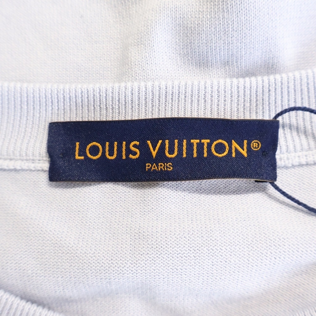 LOUIS VUITTON(ルイヴィトン) モノグラム ナイロンポケット付き 半袖Tシャツ カットソー ブルー RM262ME ZLW HTN44W