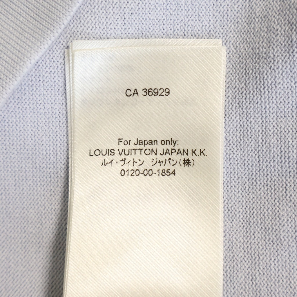 LOUIS VUITTON(ルイヴィトン) モノグラム ナイロンポケット付き 半袖Tシャツ カットソー ブルー RM262ME ZLW HTN44W