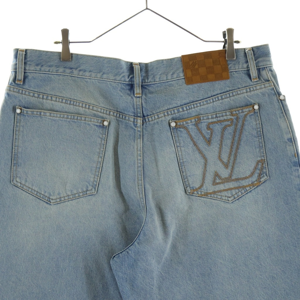 LOUIS VUITTON(ルイヴィトン) バギーショートパンツ ワイドショーツ ハーフパンツ デニム インディゴ RM251M PCP HTD52W