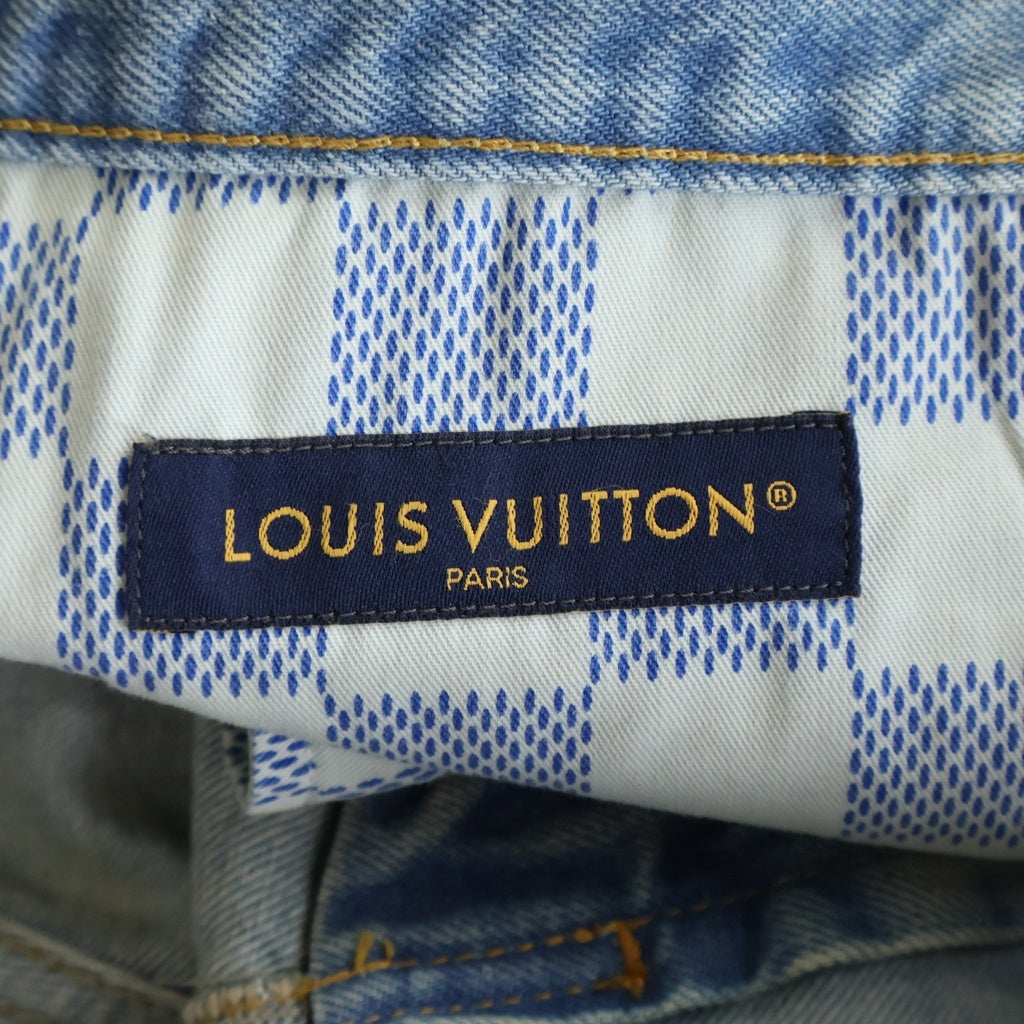 LOUIS VUITTON(ルイヴィトン) バギーショートパンツ ワイドショーツ ハーフパンツ デニム インディゴ RM251M PCP HTD52W