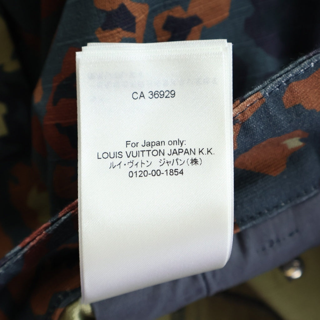 LOUIS VUITTON(ルイヴィトン) バギーショートパンツ ワイドショーツ ハーフパンツ デニム レオパード柄 マルチ RM252M YBT HTP67W