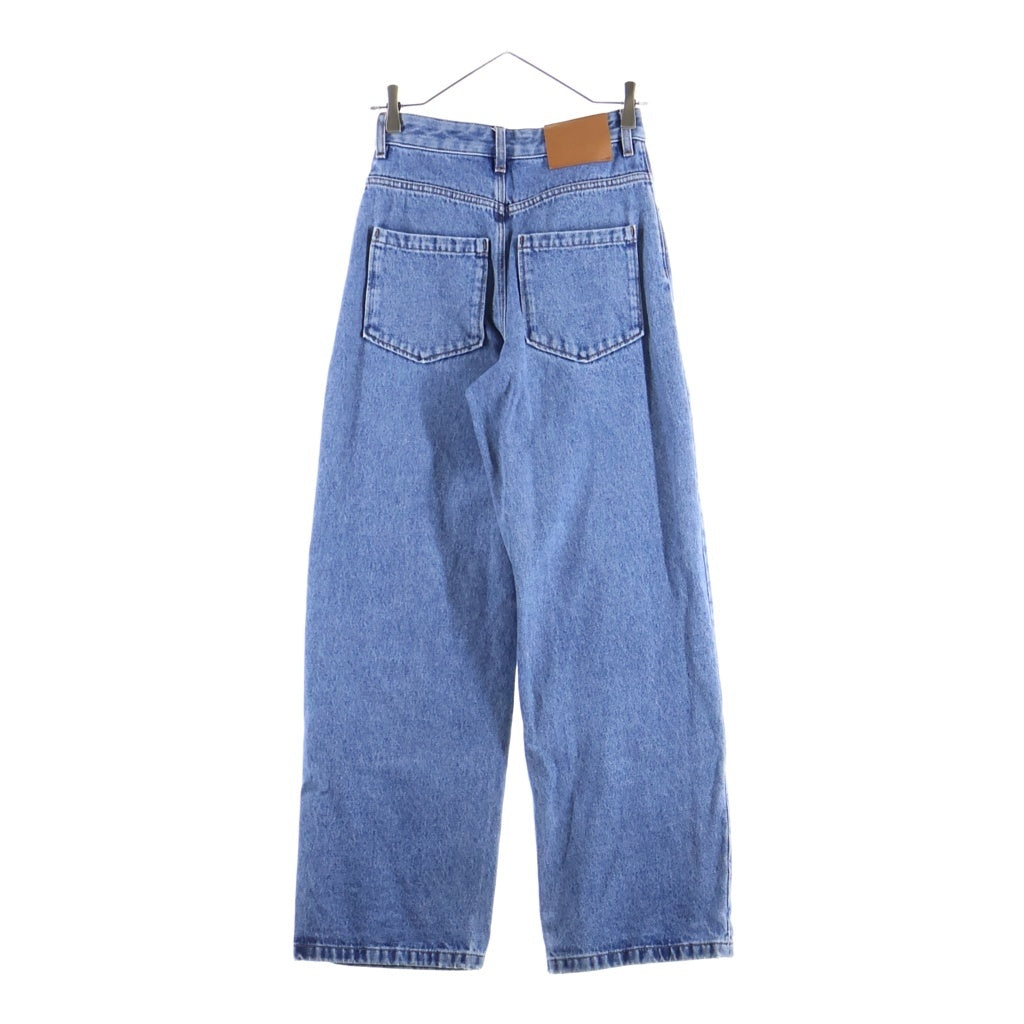 LOEWE(ロエベ) ANAGRAM BAGGY JEANS アナグラム刺繍 バギージーンズ デニム インディゴ S359Y11XDW