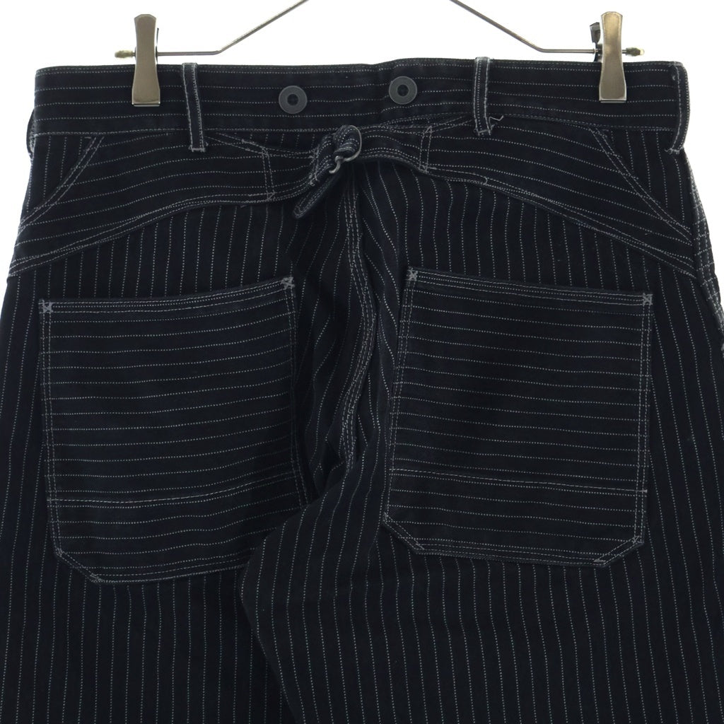 SCHOTT(ショット) OLD HICKORY DENIM オールドヒッコリー デニムパンツ ストライプ 782-5911002 ブラック