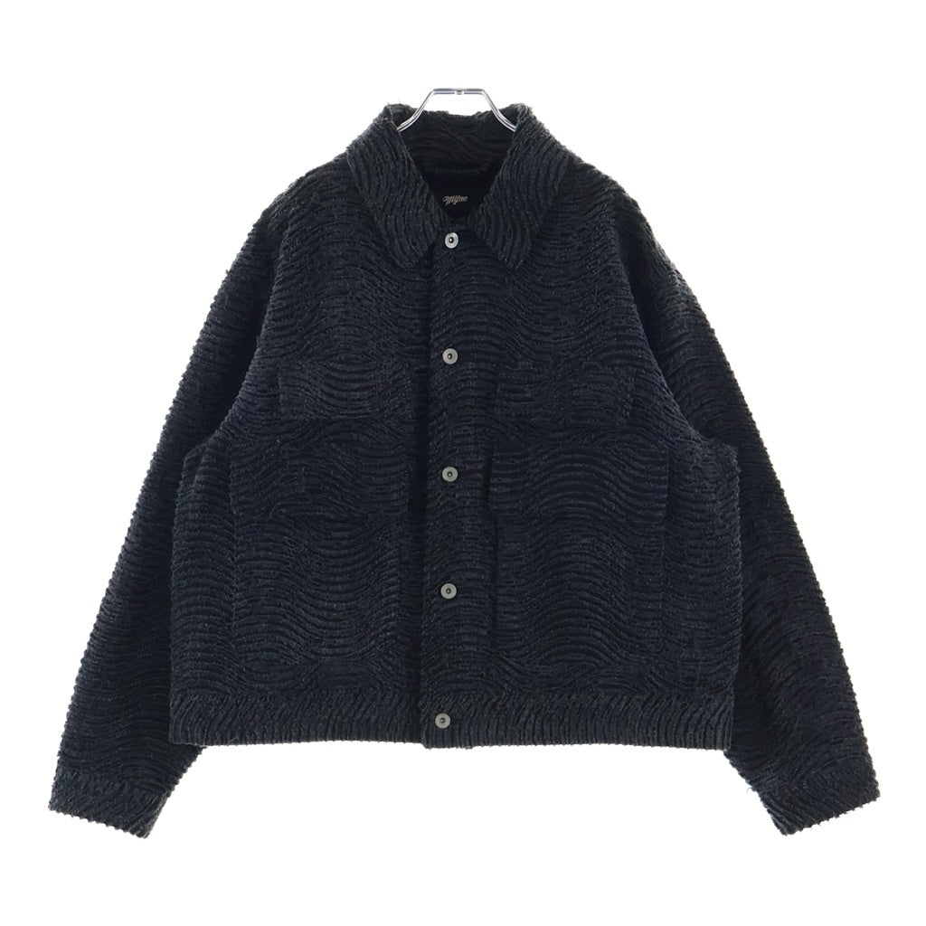 MYne by mihara yasuhiro(マインバイミハラヤスヒロ) 23SS Wave Denim Jacket ウェイブ デニムジャケット ブラック