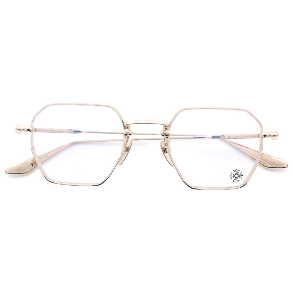 CHROME HEARTS(クロムハーツ) LUMP オクタゴン メタルフレーム サングラス アイウェア 眼鏡 ゴールド