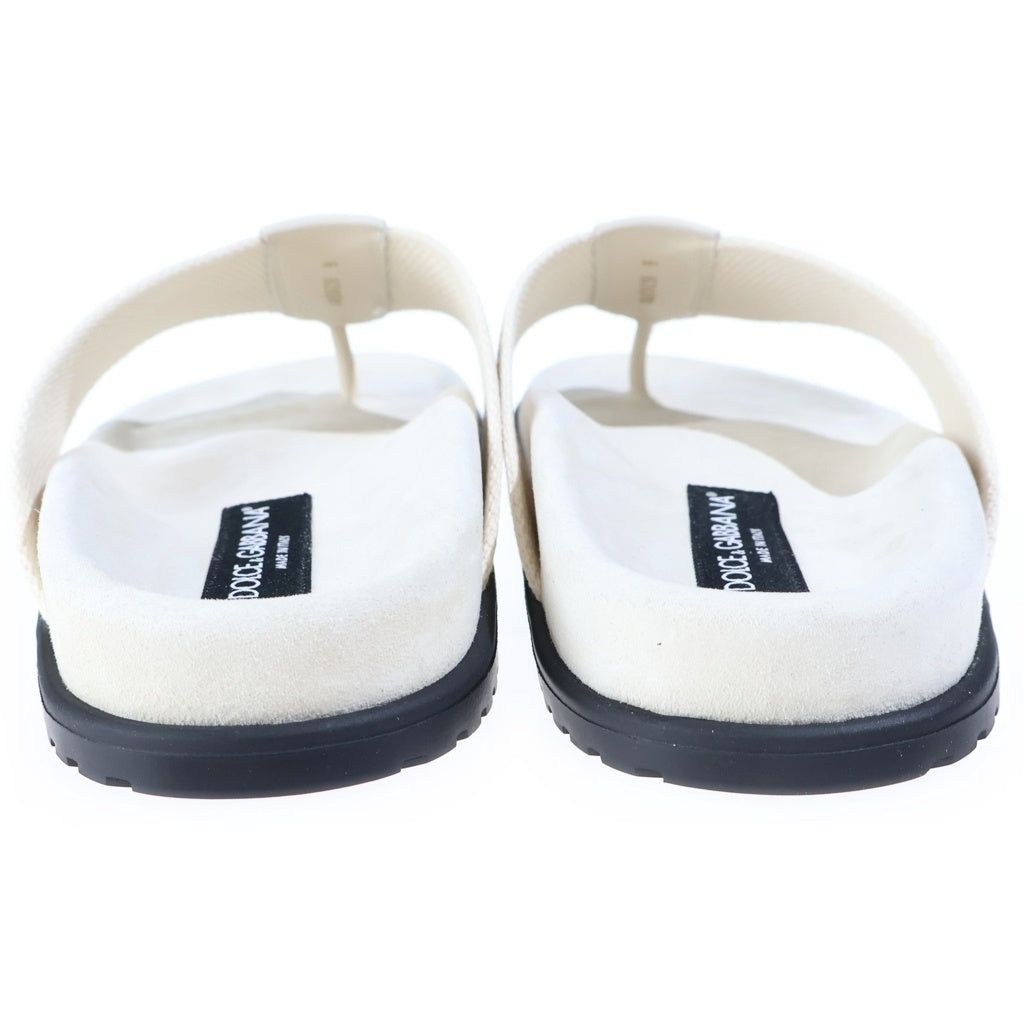 DOLCE & GABBANA(ドルチェアンドガッバーナ) ロゴ トング サンダル ベージュ A80628A07638O902
