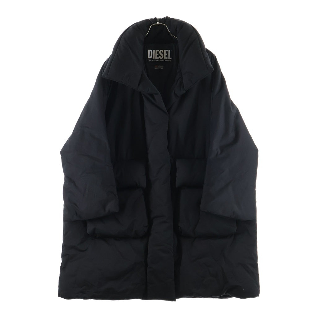 DIESEL(ディーゼル) W-THE A パデットロングジャケット ダウン ブラック