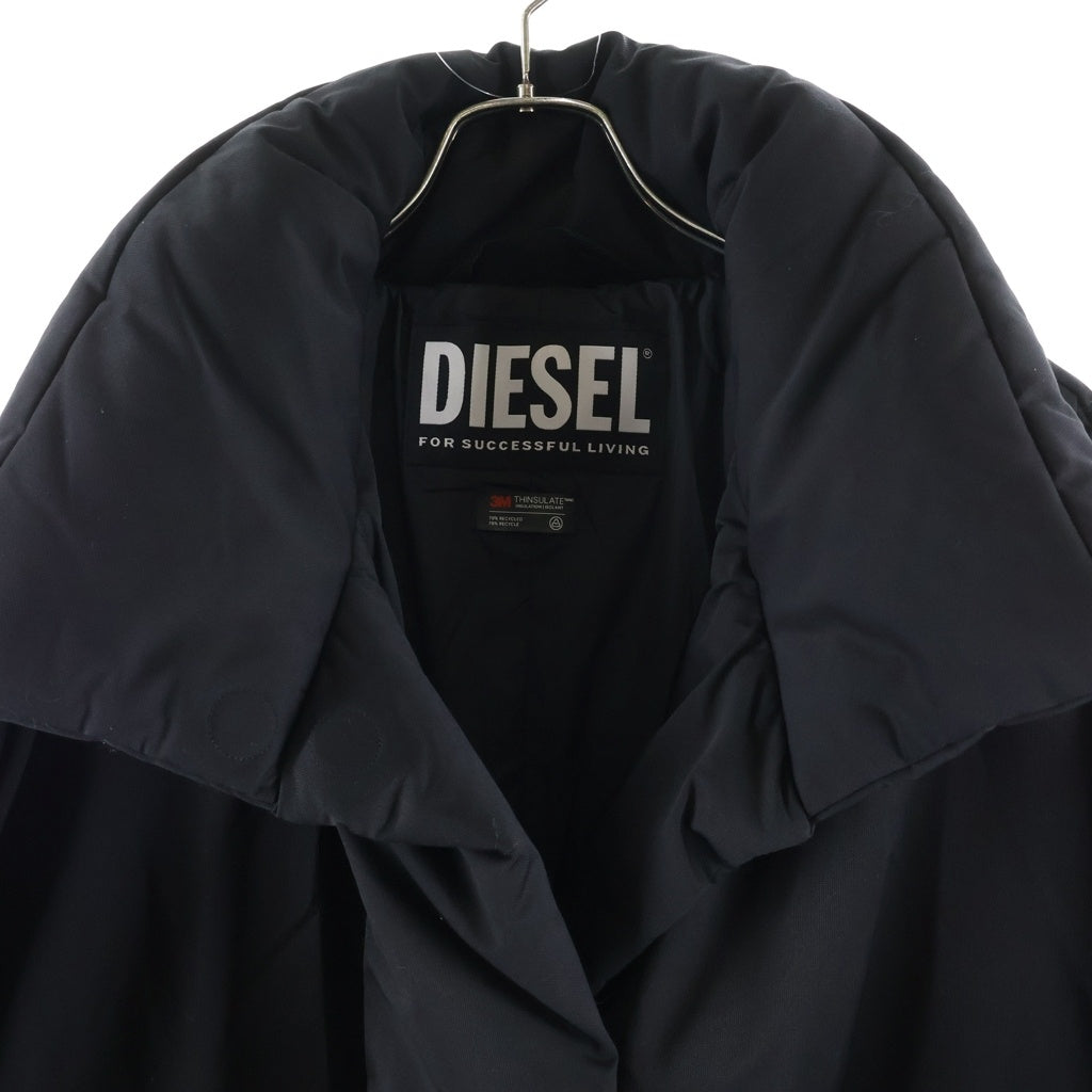DIESEL(ディーゼル) W-THE A パデットロングジャケット ダウン ブラック