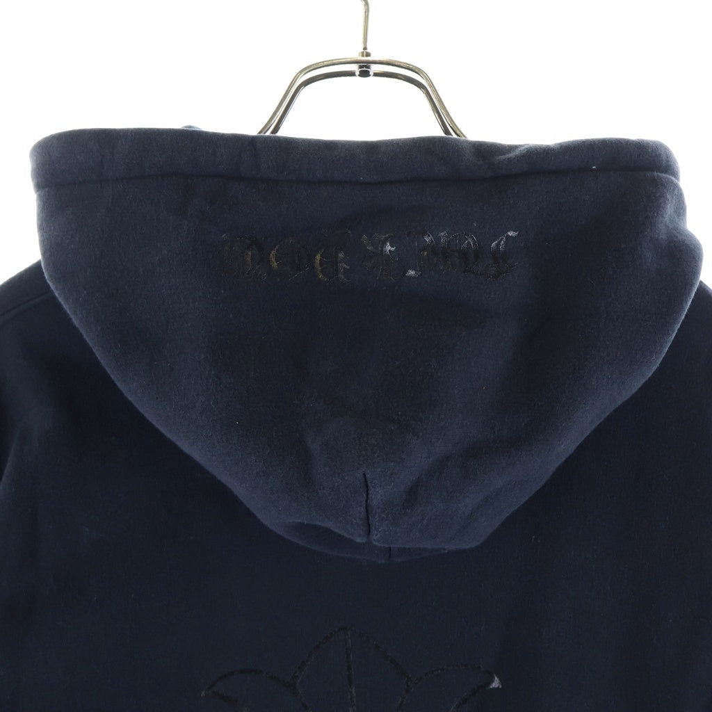 CHROME HEARTS(クロムハーツ) CH Scroll Label Hoodie バックCHプラス スクロールラベルパーカー 裏サーマル