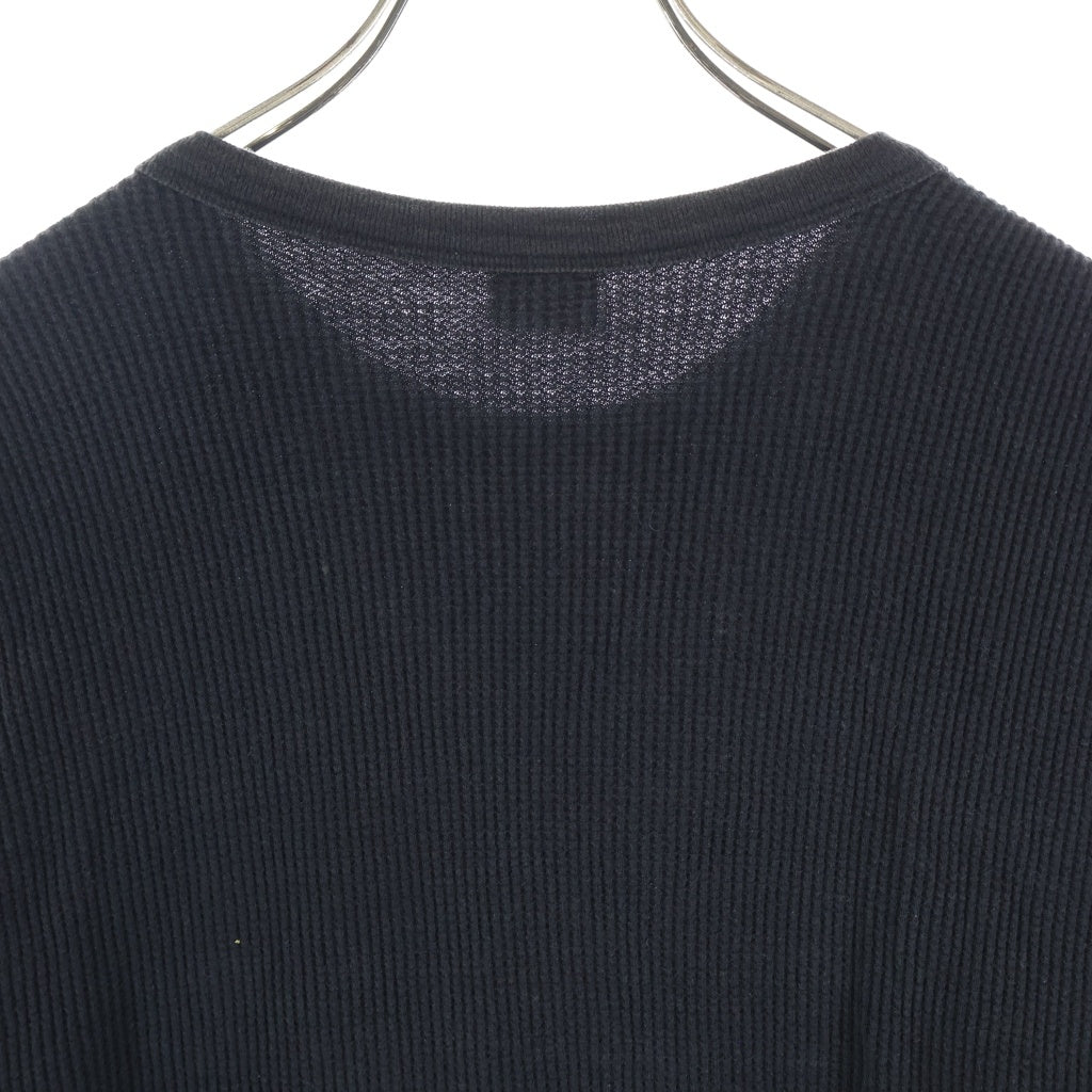 CHROME HEARTS(クロムハーツ) OLD ヴァインダガー刺繍 サーマル 長袖Tシャツ ブラック