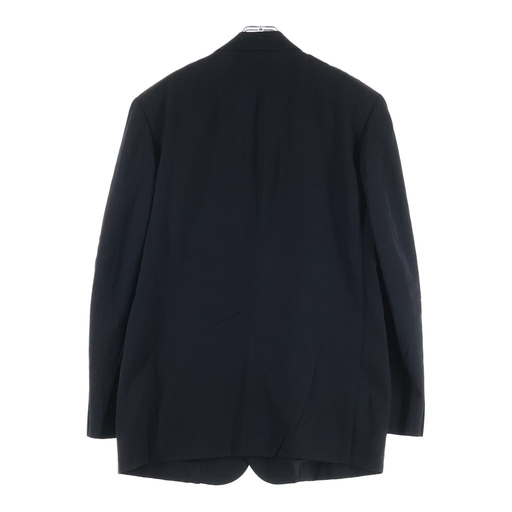 Y's for men(ワイズフォーメン) 03SS 3B リフレクターステッチ パイピング ウールテーラードジャケット ブラック MQ-J19-180