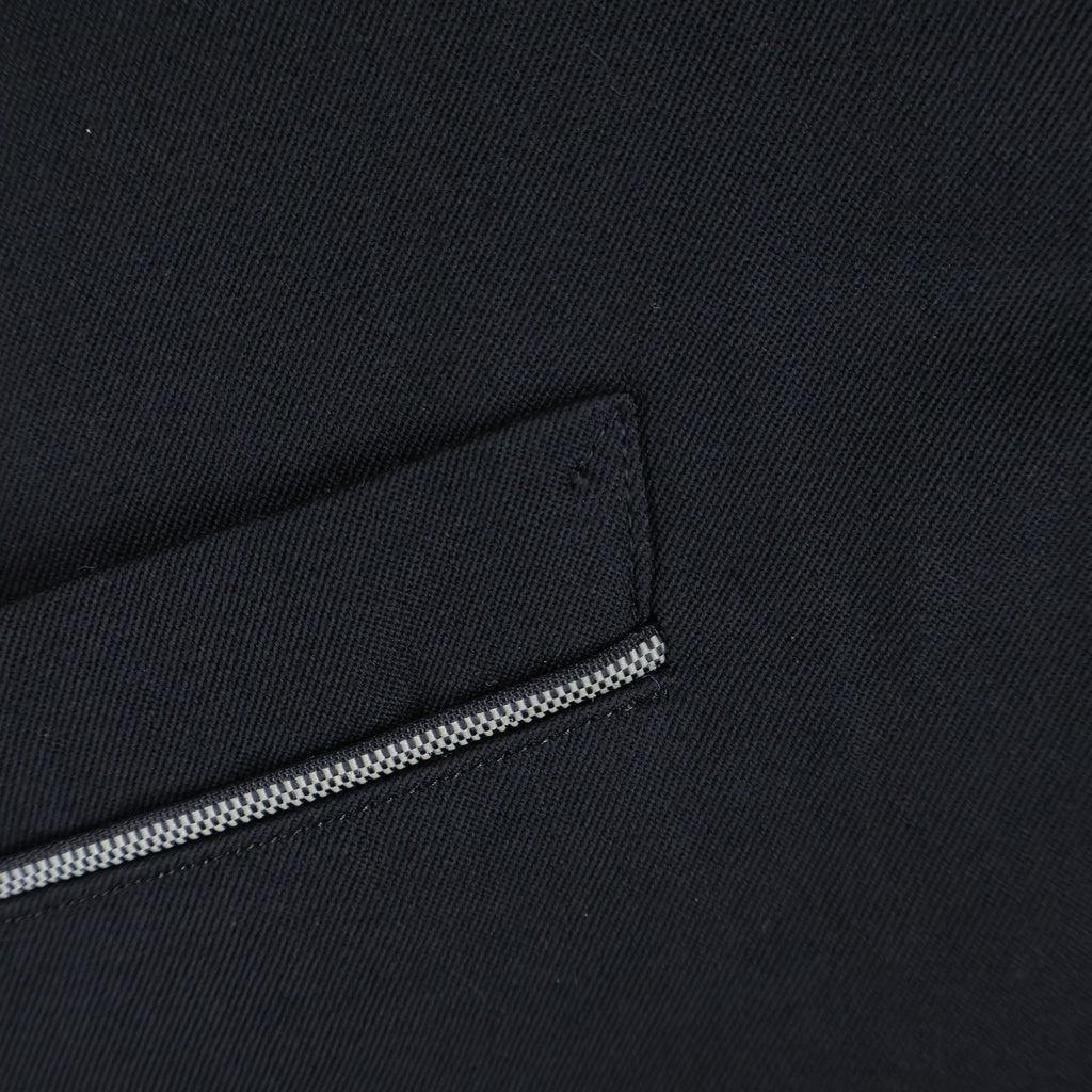 Y's for men(ワイズフォーメン) 03SS 3B リフレクターステッチ パイピング ウールテーラードジャケット ブラック MQ-J19-180