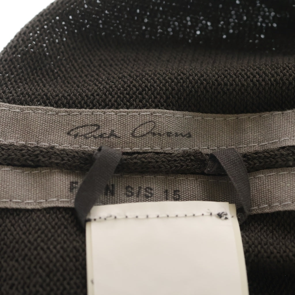 Rick Owens(リックオウエンス) 15SS リブ編み込み ニット ビーニー カーキ RP15S5695-C