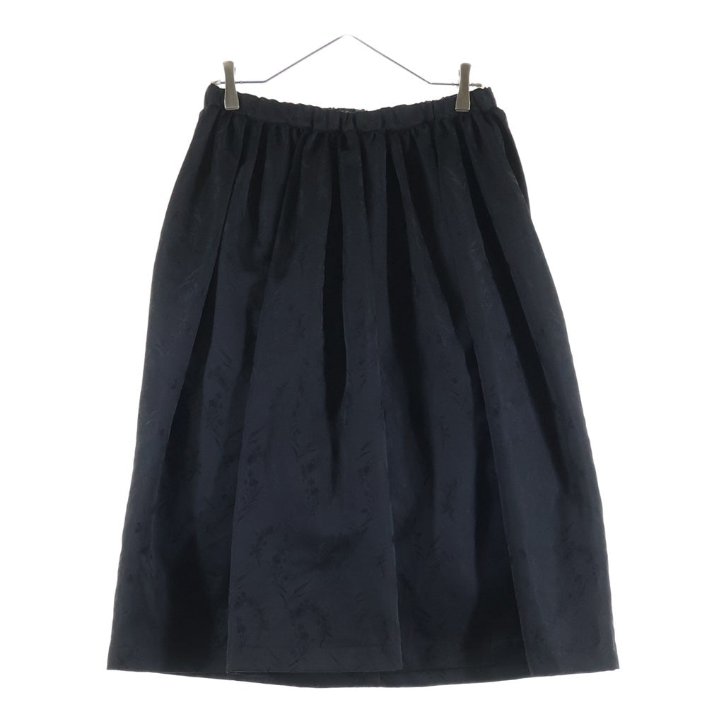 COMME des GARCONS(コムデギャルソン) 08AW レース切り替え ロングスカート ブラック レディース GB-S020