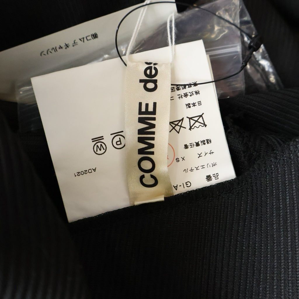 COMME des GARCONS(コムデギャルソン) 22SS ノースリーブワンピース オーバーオール ポリエステル GI-A003 ブラック レディース