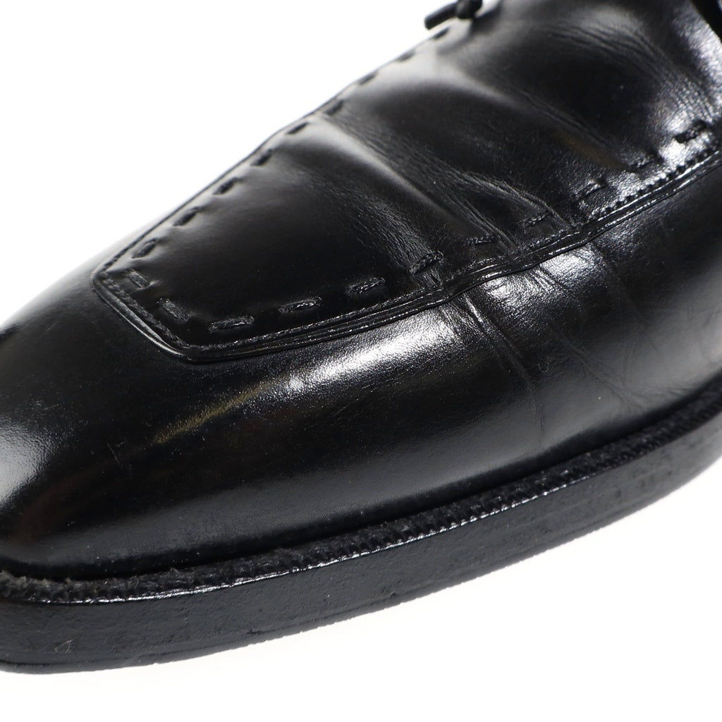 Santoni(サントーニ) リボンローファー Uチップ レースアップレザーシューズ 6889 01