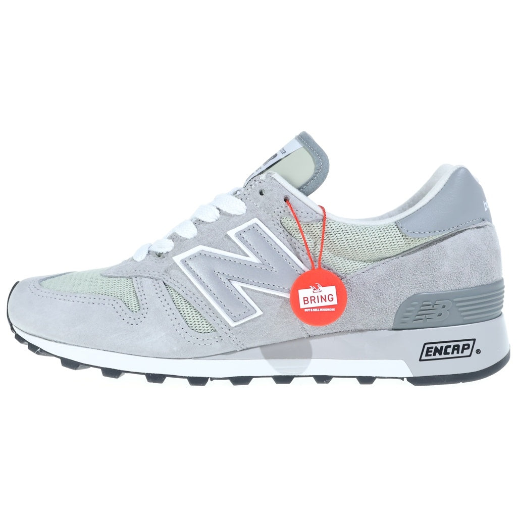 New Balance(ニューバランス) GRAY サイドロゴ スエード ローカット スニーカー シューズ US8.5/26.5cm グレー U1300GY