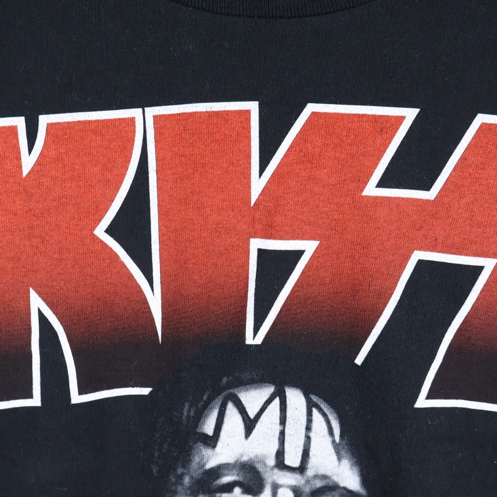VINTAGE(ヴィンテージ) 90S KISS ALIVE/WORLDWIDE '96'97 キッス プリント 半袖シャツ クルーネック カットソー ブラック