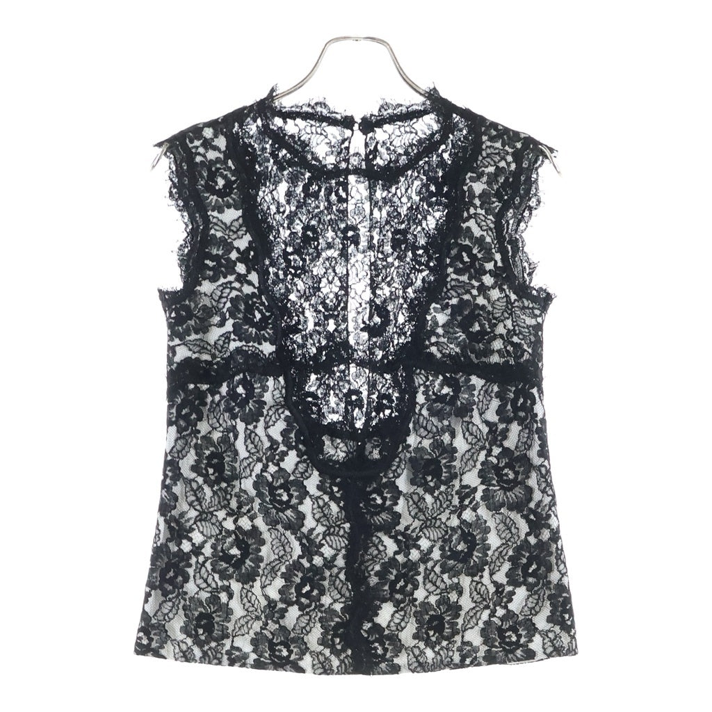CHANEL(シャネル) ブラックレース ノースリーブトップス ブラック レディース P47450W05442