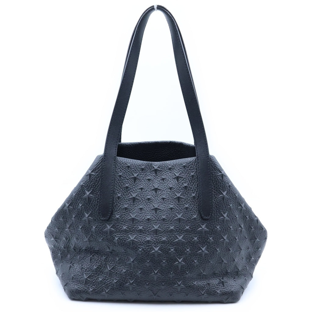 JIMMY CHOO(ジミーチュウ) ソフィア スモール スターエンボス トートバッグ ブラック レディース