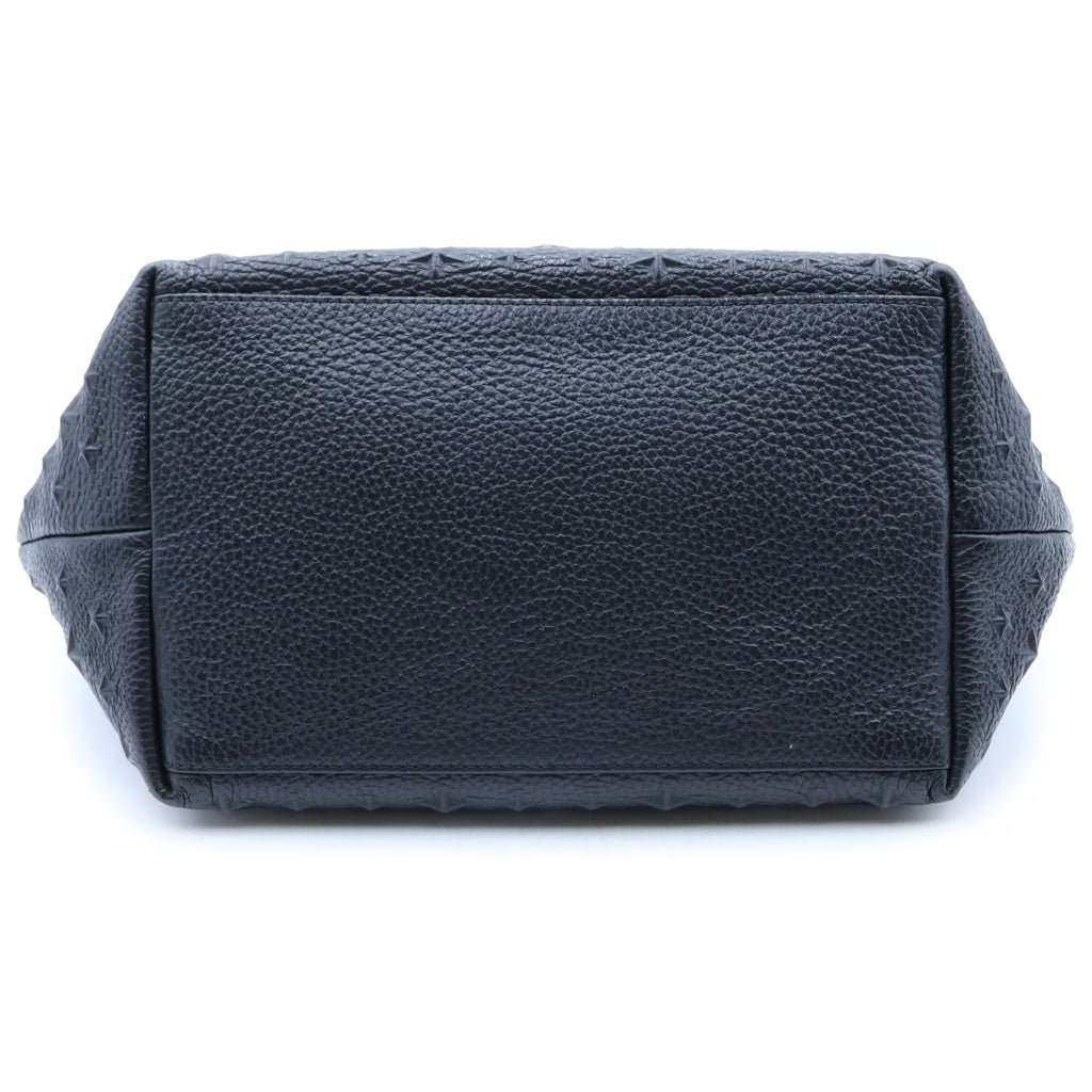 JIMMY CHOO(ジミーチュウ) ソフィア スモール スターエンボス トートバッグ ブラック レディース