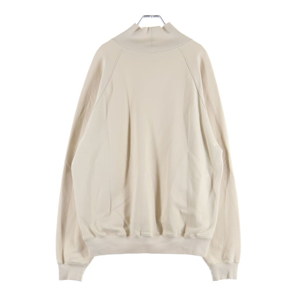 AURALEE(オーラリー) 21AW SUPER SOFT HEAVY SWEAT MOCK NECK スーパーヘビー スウェット モックネック ベージュ A21AP02GU