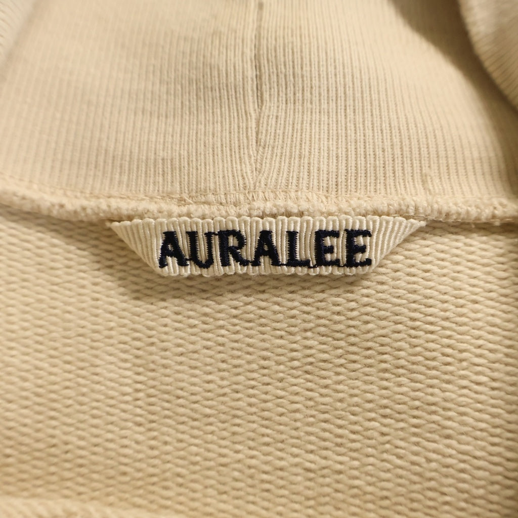 AURALEE(オーラリー) 21AW SUPER SOFT HEAVY SWEAT MOCK NECK スーパーヘビー スウェット モックネック ベージュ A21AP02GU