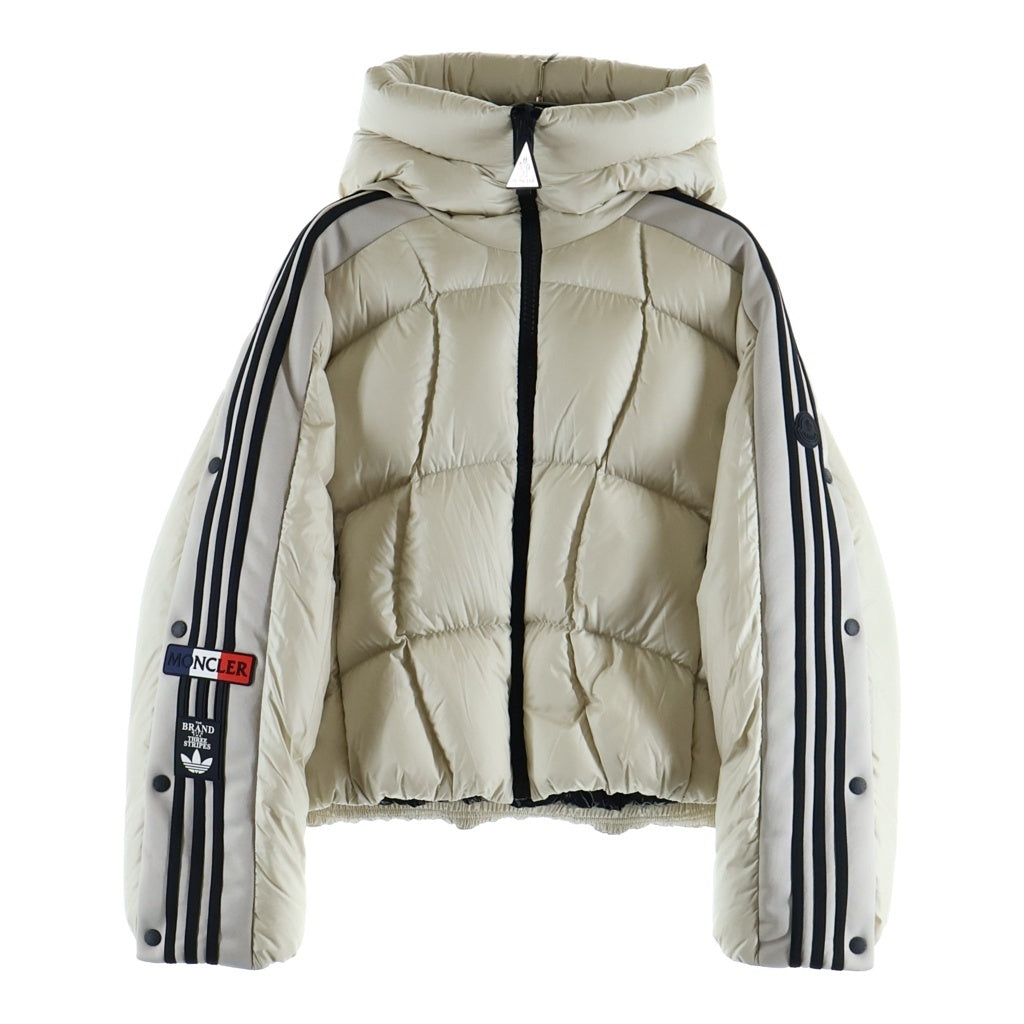 MONCLER GENIUS(モンクレール ジーニアス) 23AW ×adidas FUSINE アディダス ショートダウンジャケット レディース ベージュ I209S1A00014