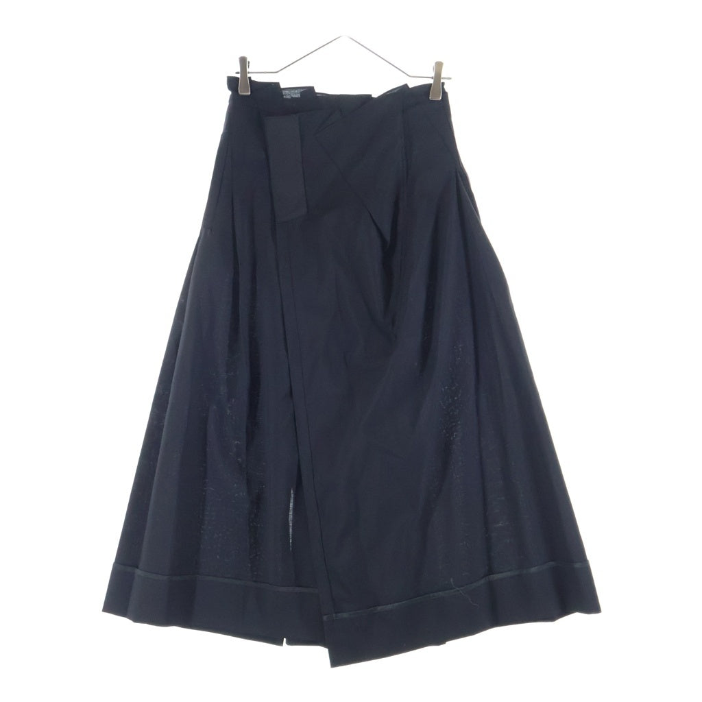 Sacai(サカイ) 21SS ZIP Suiting Skirt プリーツ ロング スカート ブラック 21ー05651 レディース