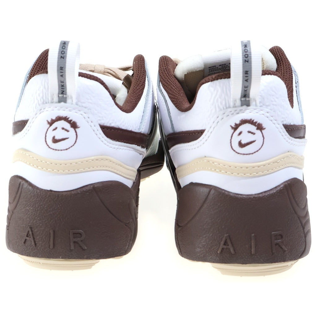 NIKE(ナイキ) ×TRAVIS SCOTT ZOOM FIELD JAXX HQ3073-100 トラヴィススコット ズーム フィールド ジャックス ローカットスニーカー ブラウン/ホワイト US8.5/26.5cm