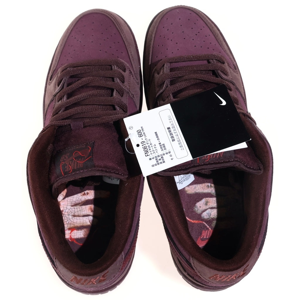 NIKE SB(ナイキエスビー) DUNK LOW PRM CITY OF LOVE FN0619-600 ダンク プレミアム シティ オブ ラブ ローカットスニーカー バーガンディ US9/27cm
