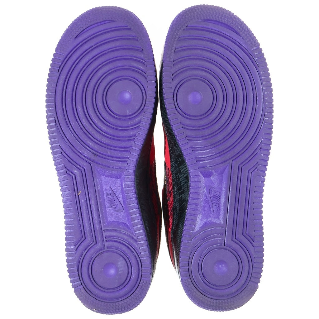 NIKE(ナイキ) AIR FORCE NRG CMFT LOW UNIVERSITY RED エア フォース 1 コンフォート イヤー オブ スネーク スニーカー US9/27.0cm 555106-600