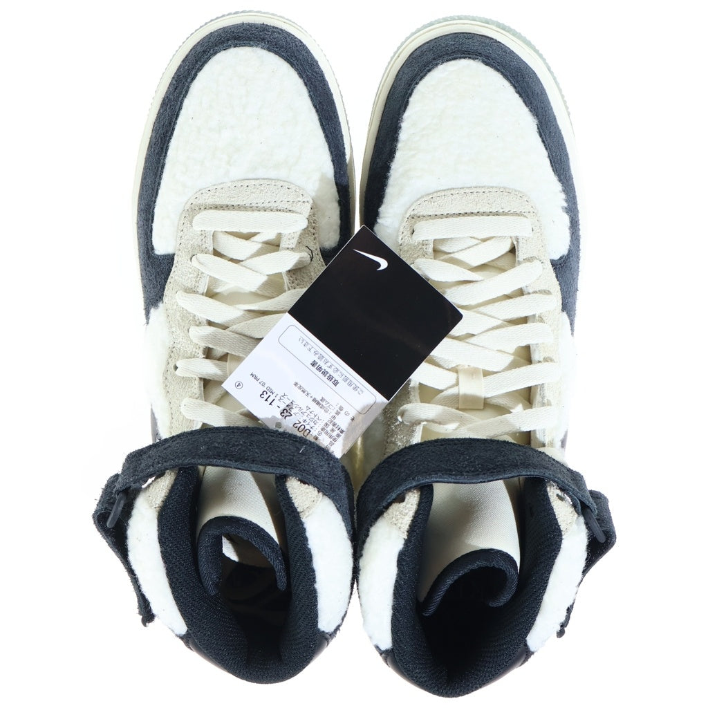 NIKE(ナイキ) AIR FORCE MID PANDA PREMIUM エア フォース 1 ミッド 07 プレミアム ココナッツミルク/ブラック-カシミア US9.5/27.5cm DO2123-113