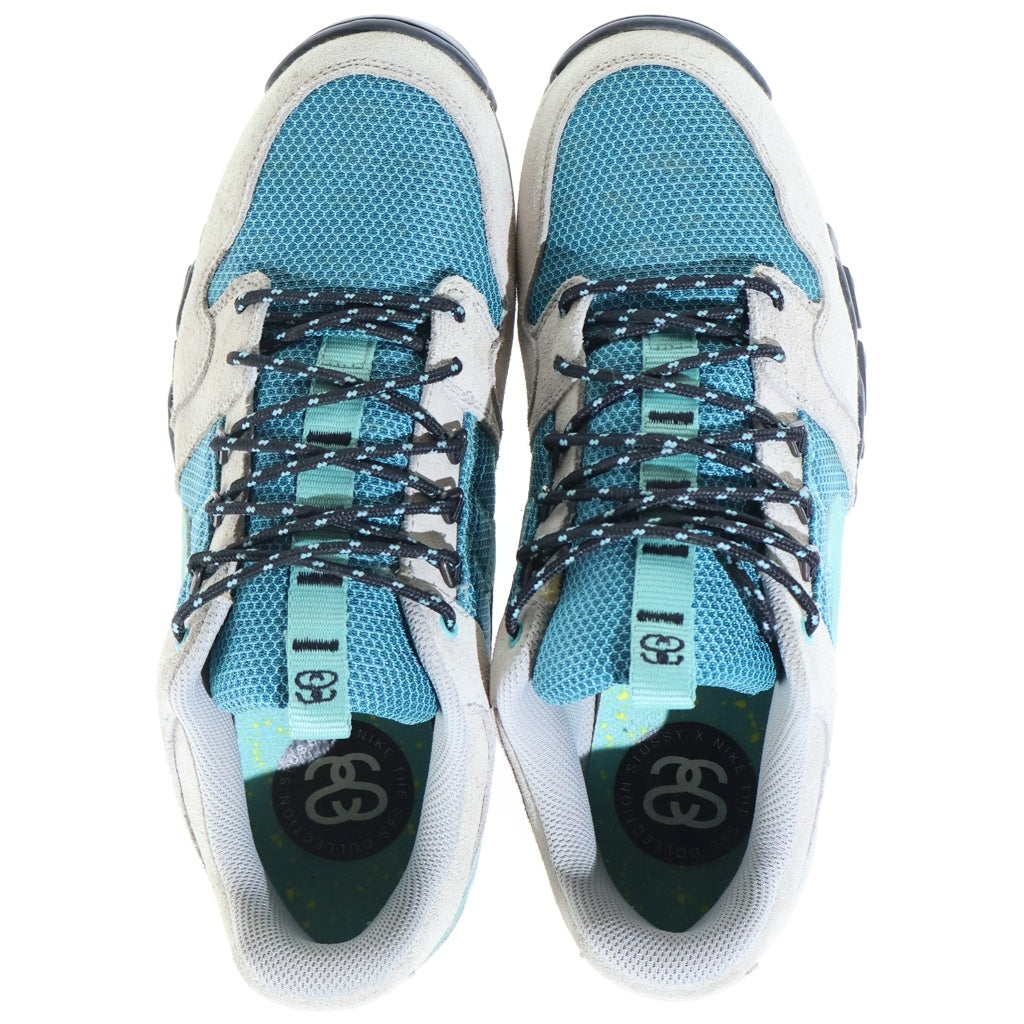 NIKE(ナイキ) ×STUSSY MOGAN 2 OMS PRM ステューシー モーガン ローカットスニーカー ブルー/グレー US9.5/27.5cm 576349-007
