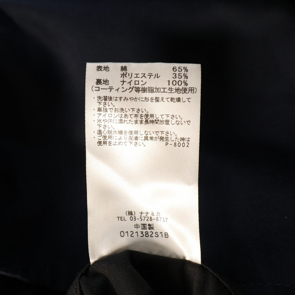 nanamica(ナナミカ) ×gore-tex ゴアテックス チノクルージャケット ジップアップ ブラック SUAS102