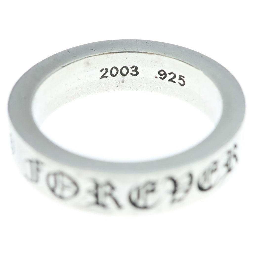 CHROME HEARTS(クロムハーツ) 6mm SPACER FOREVER 6mmスペーサーリング フォーエバーシルバーBCA337