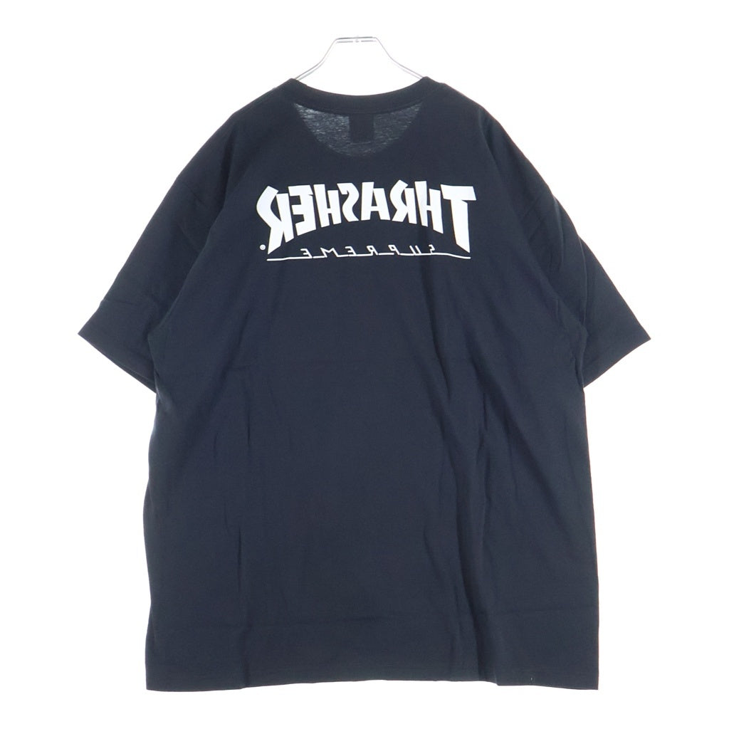 SUPREME(シュプリーム) 24AW ×Thrasher Harold Tee スラッシャー ハロルド フォトプリント 半袖Tシャツ カットソー ブラック