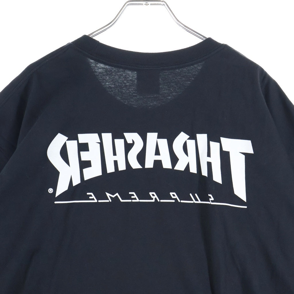 SUPREME(シュプリーム) 24AW ×Thrasher Harold Tee スラッシャー ハロルド フォトプリント 半袖Tシャツ カットソー ブラック
