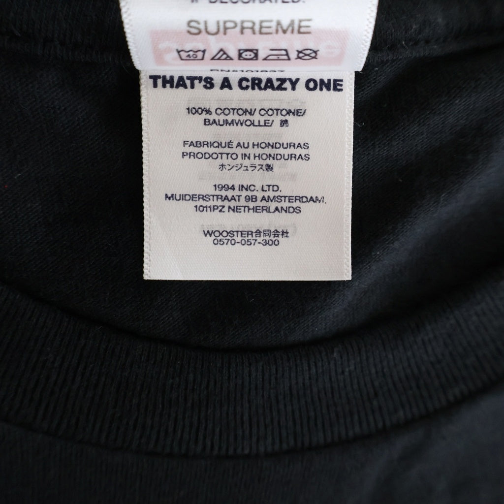 SUPREME(シュプリーム) 24AW ×Thrasher Harold Tee スラッシャー ハロルド フォトプリント 半袖Tシャツ カットソー ブラック