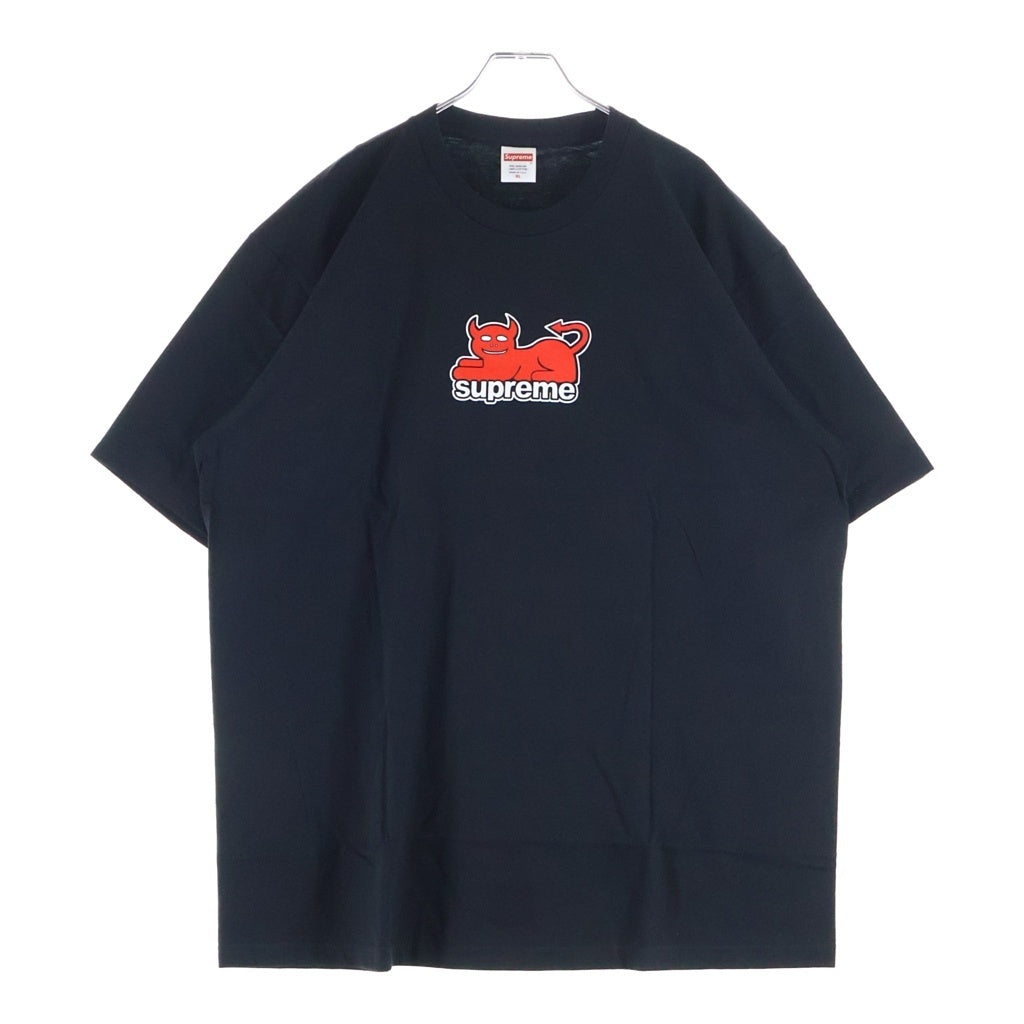 SUPREME(シュプリーム) 24SS Toy Machine Devil Cat Tee トイマシーン デビル キャット 半袖Tシャツ カットソー ブラック