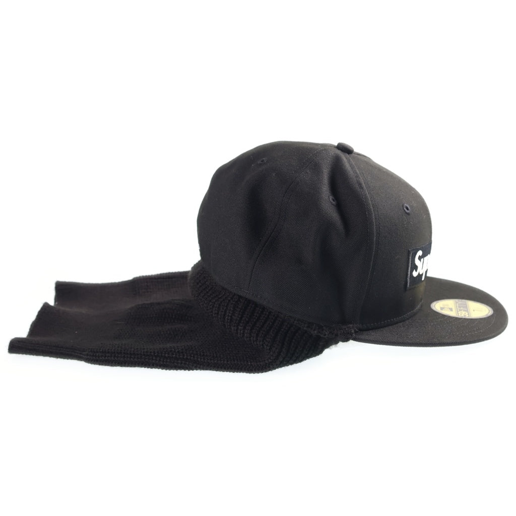 SUPREME(シュプリーム) New Era Box Logo Balaclava ニューエラ キャップ バラクラバ 帽子 ブラック