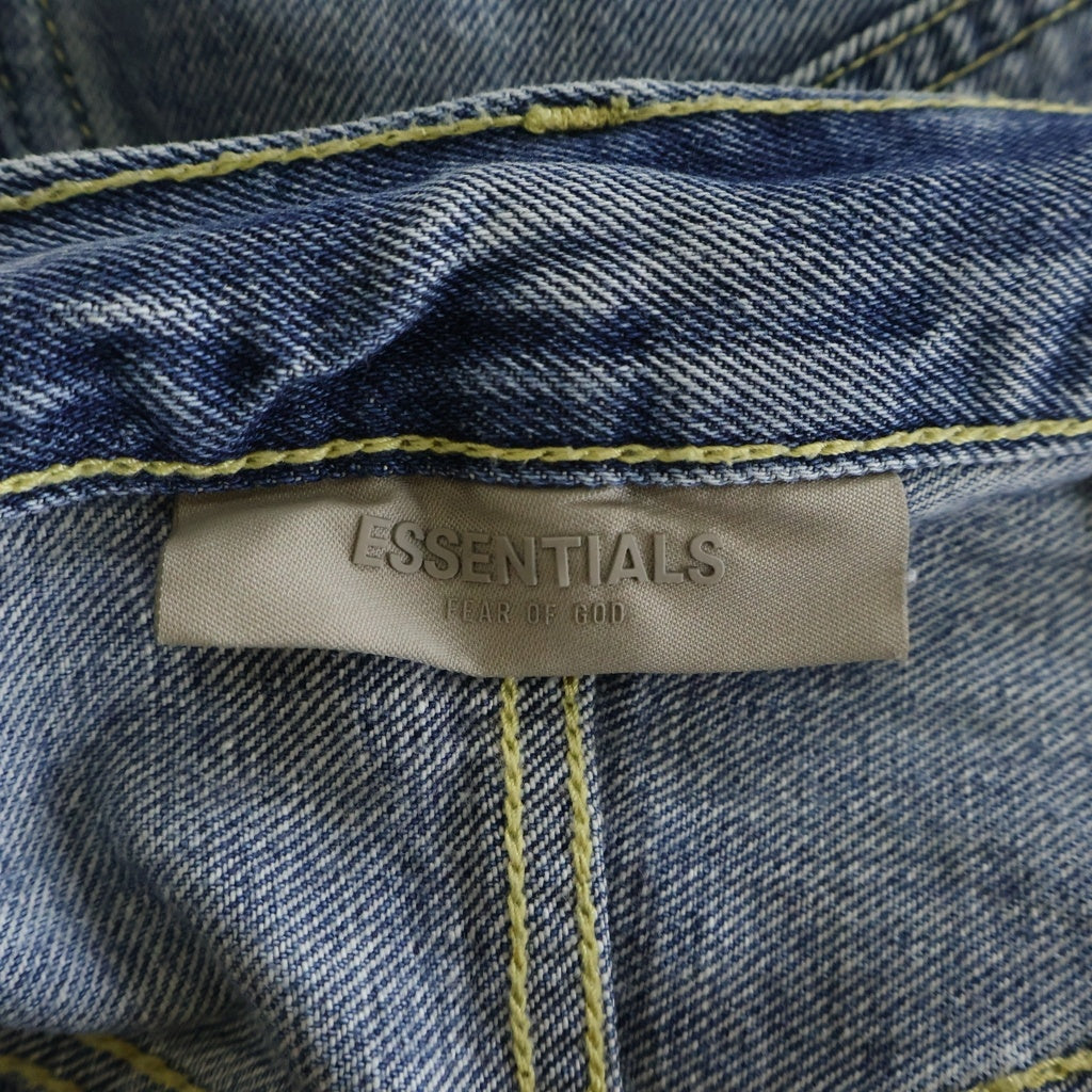 FEAR OF GOD ESSENTIALS(フィアオブゴッド エッセンシャルズ) DENIM PANTS ボタンフライ ストレート デニムパンツ ジーンズ インディゴ 130SU224140F