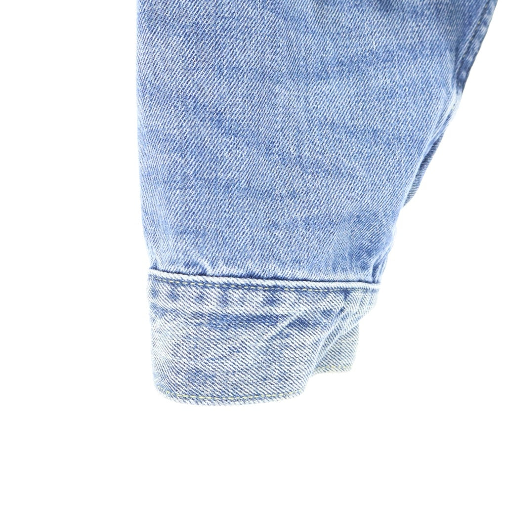 FEAR OF GOD ESSENTIALS(フィアオブゴッド エッセンシャルズ) ユーズド加工 オーバーサイズ トラッカー デニムジャケット インディゴ 202SU224140F