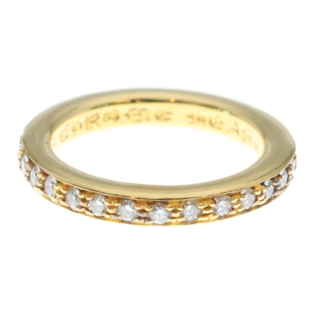 CHROME HEARTS(クロムハーツ) 22K NTFL PAVE DIA ノット トゥルー ファッキン ラブ アフターPAVEダイヤ リング ゴールド