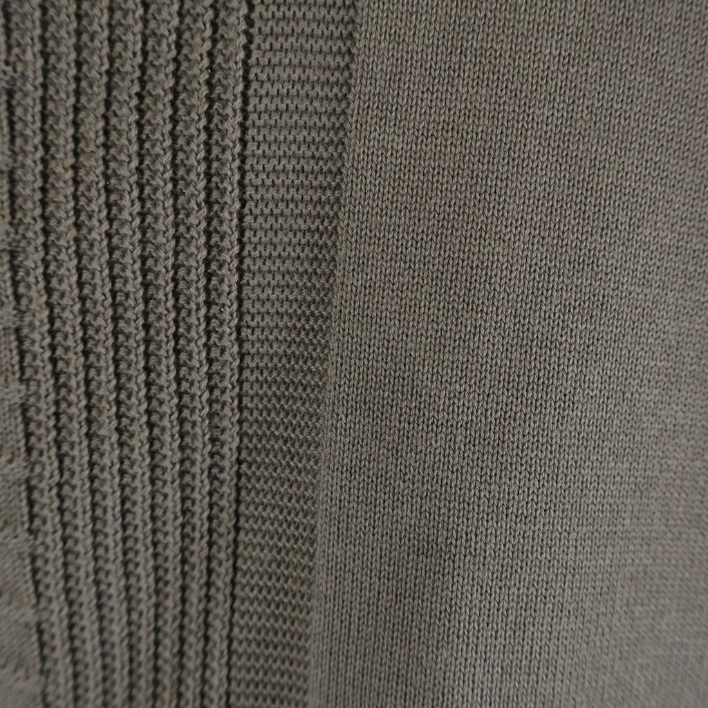YASHIKI(ヤシキ) 23SS Hanaakari Collar Cardigan ハナアカリ カラー カーディガン フロントボタン ベージュ YSK-23SS-KN03