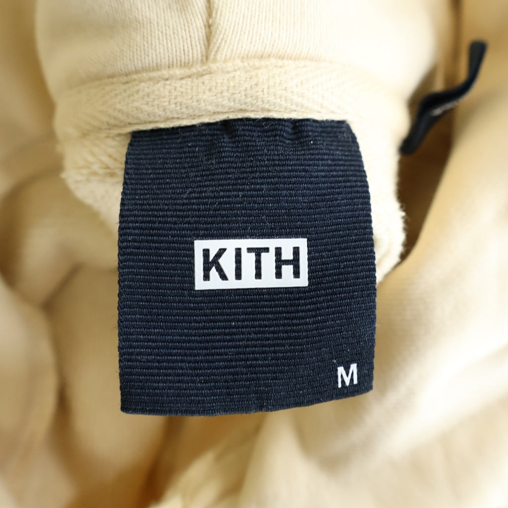 KITH(キス) Williams 3 Hoodie ロゴ刺繍 プルオーバーパーカー フーディー クリーム 20-070-060-0033-3-0