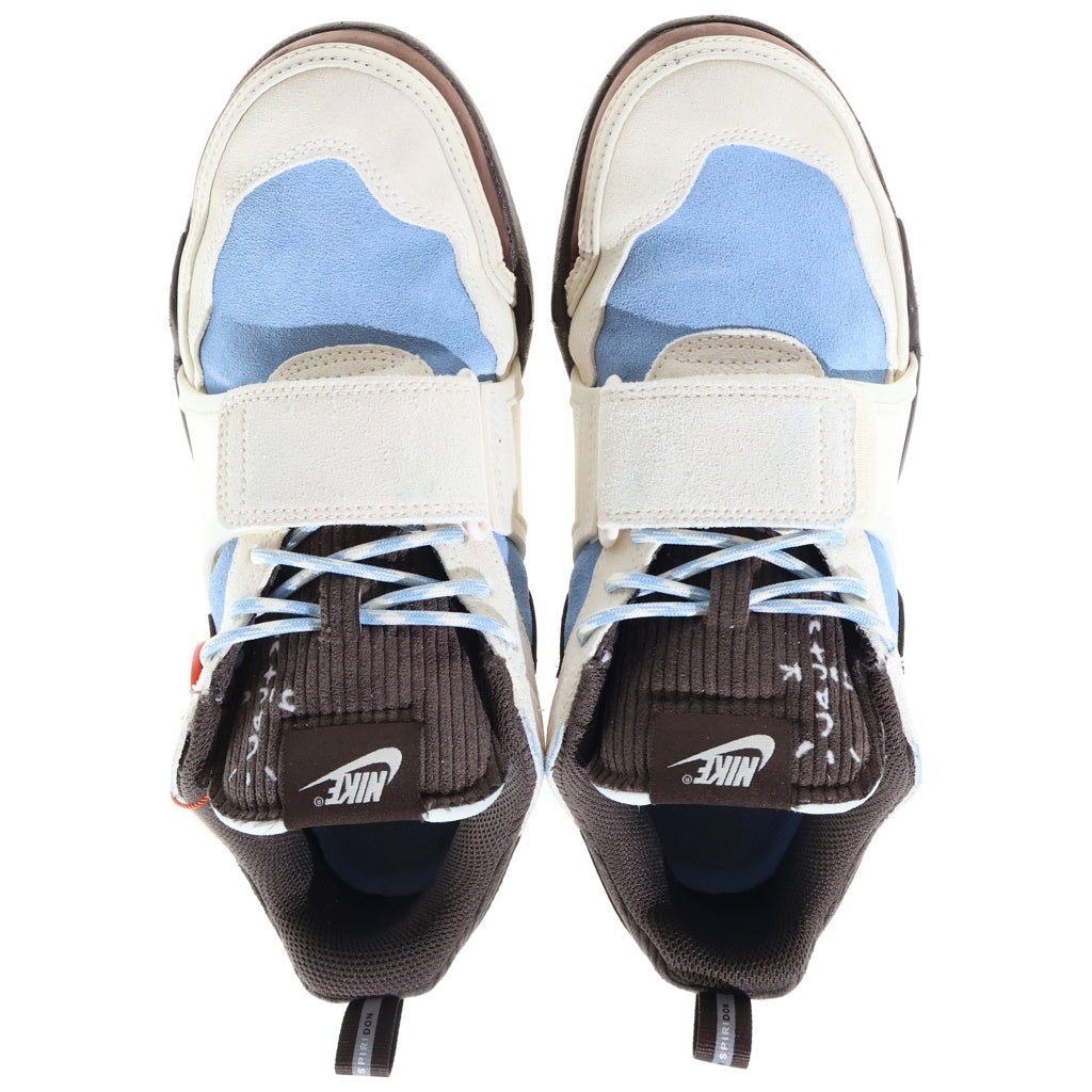 NIKE(ナイキ) ×TRAVIS SCOTT ZOOM FIELD JAXX PALE IVORY AND LECHE BLUE ローカットスニーカー US8.5/26.5cm HQ3072-400