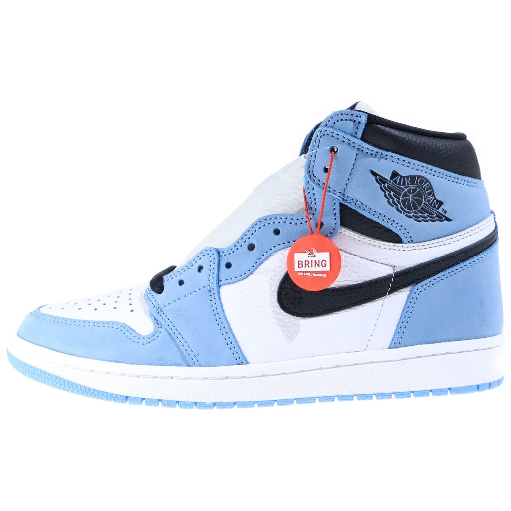 NIKE(ナイキ) AIR JORDAN 1 HIGH UNIVERSITY BLUE エアジョーダン1 ハイ OG ユニバーシティブルー ハイカットスニーカー シューズ US9/27.0cm ブルー/ホワイト 555088-134